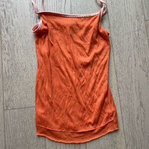 VINTAGE Hollister lace tank Cami Tank Top Strappy New rare Y2K